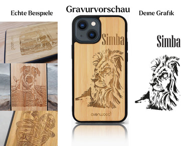 INDIVIDUELL iPhone 14 Bambus-Kunststoff